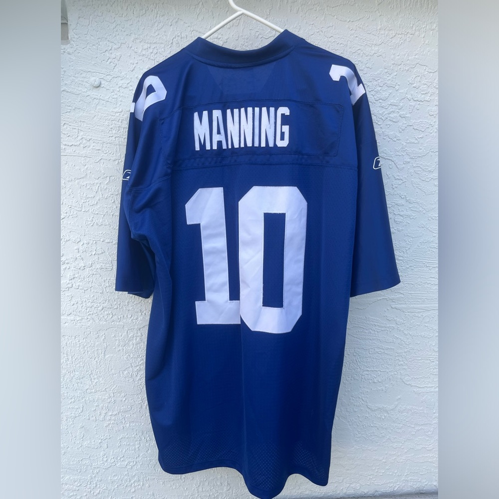 NY Giants Manning Jersey Number 10 EUC Size 2XL